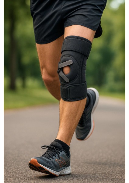 Ayarlanabilir Patella Destekli Ligamentli Menüsküs Çapraz Bağ Koruma Spor Koşu Için Silikonlu Dizlik fırsatları