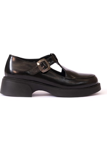 Hakiki Deri Loafer Kadın Ayakkabısı 25PST9066