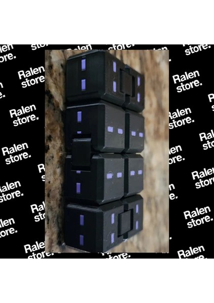 Minecraft Mini Enderman Sonsuz Küp Stres Oyuncağı Fidget | 8X4CM | Siyah ( Yüksek Kalite 3D Baskı Pla ) indirimleri