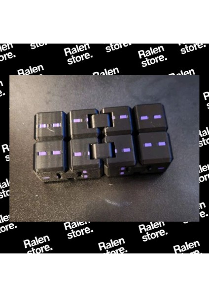 Minecraft Mini Enderman Sonsuz Küp Stres Oyuncağı Fidget | 8X4CM | Siyah ( Yüksek Kalite 3D Baskı Pla )