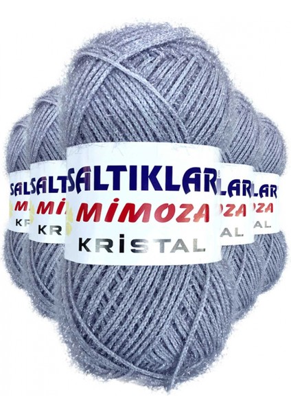 5 Adet Mimoza Kristal Işıltılı Şal Patik Yelek Ipi 06