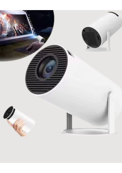 4K Uyumlu 130 Inç Full Hd Projeksiyon Cihazı ve Kablosuz Aktarım Özelliği indirimleri