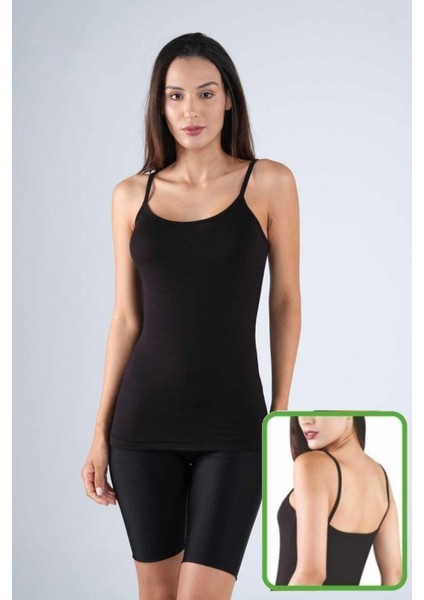 Bambu Kadın Askılı Atlet Siyah fiyatları