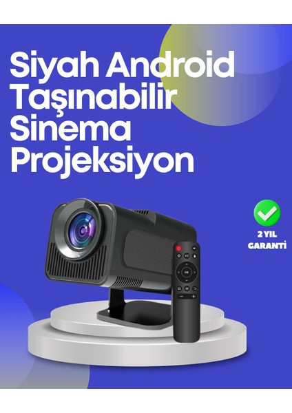 Hdmı, USB ve Kulaklık Girişli Çoklu Bağlantı Seçenekli Projektör