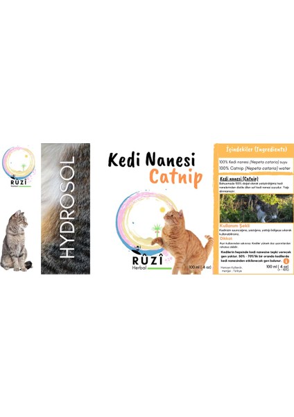 Kedi Nanesi (Catnip) Hidrosolü
