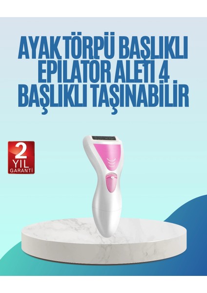 Şarjlı Epilatör ve Ayak Törpüsü Seti