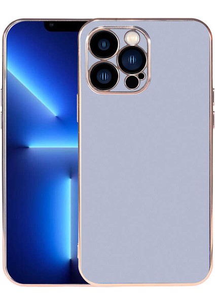 iPhone 13 Pro Max Uyumlu Zore Viyana Kapak-Mavi Açık