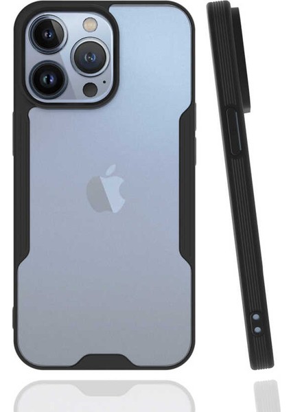iPhone 13 Pro Uyumlu Zore Parfe Kapak-Siyah