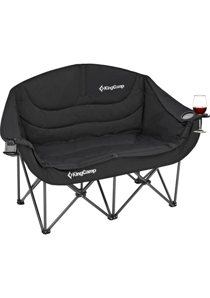 Canna C20 Loveseat Double Çift Kişilik Katlanır Kamp Sandalyesi Black