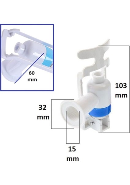Beko Uyumlu Su Sebili Musluğu Soğuk Mavi Ithal Ölçülere Dikkat Ediniz fiyatları