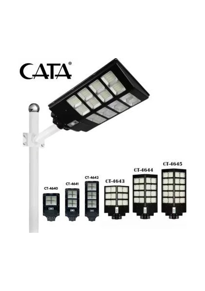 Supernova Solar Aydınlatma 600WAT CATA CT-4645Uzaktan Kumanda, 12 Saat Yanma, sensörlü fırsatları