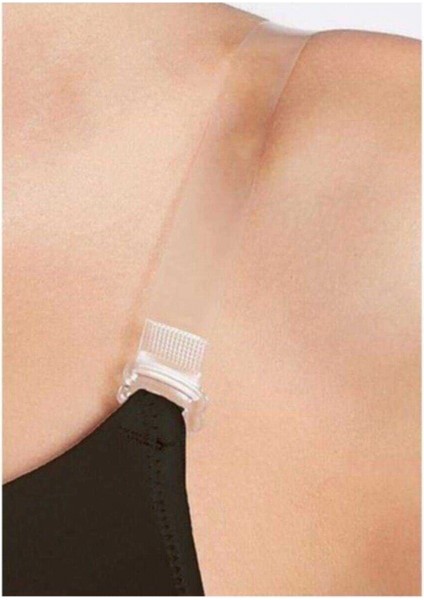 5 Set Şeffaf Plastik Uçlu Sütyen Askısı