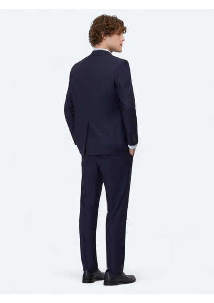 Saks Düz Regular Fit Yün Karışımlı Takım Elbise indirimleri