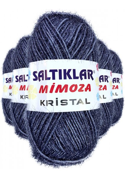 5 Adet Mimoza Kristal Işıltılı Şal Patik Yelek Ipi 36