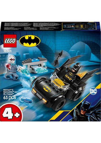 LEGO Dc Batman: Batman ve Batmobile, Mr. Freeze’e Karşı Araç Oyun Seti 76301 modelleri