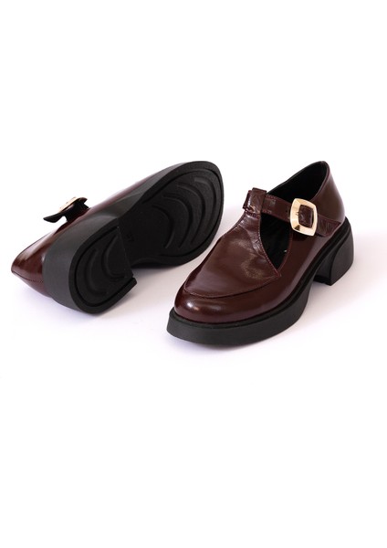 Hakiki Deri Loafer Kadın Ayakkabısı 25PST9066 modelleri