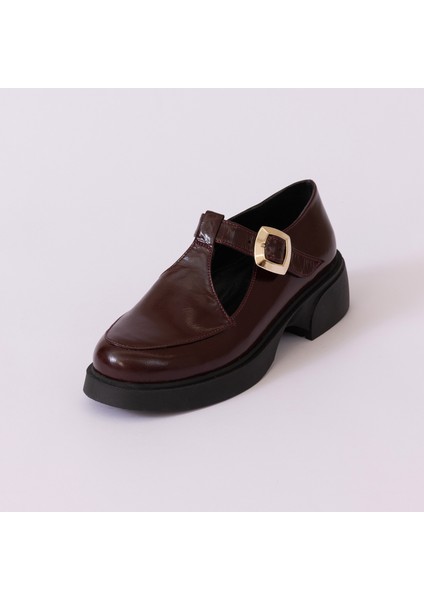 Hakiki Deri Loafer Kadın Ayakkabısı 25PST9066 indirimleri