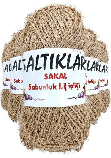 5 Adet Sakal Sabunluk Lif Ipliği 100