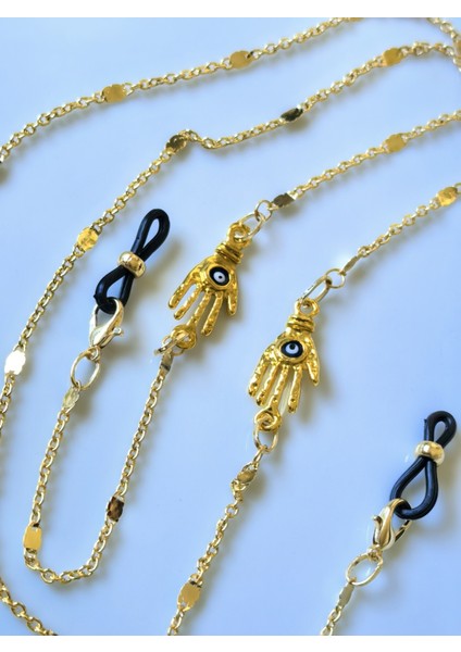 Gözlük Zinciri Fatma’nın Eli Figürlü Altın Renk Gözlük Zinciri – Bohem Koruma indirimleri
