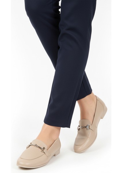 Bej Cilt Hafif Esnek Kadın Casual Ayakkabı 572433 Z fiyatları
