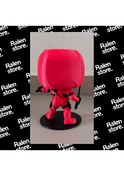Deadpool Koca Kafa Mini Figür | 10CM Uzunluk | Kırmızı-Siyah | ( Yüksek Kalite 3D Baskı Pla ) fiyatları