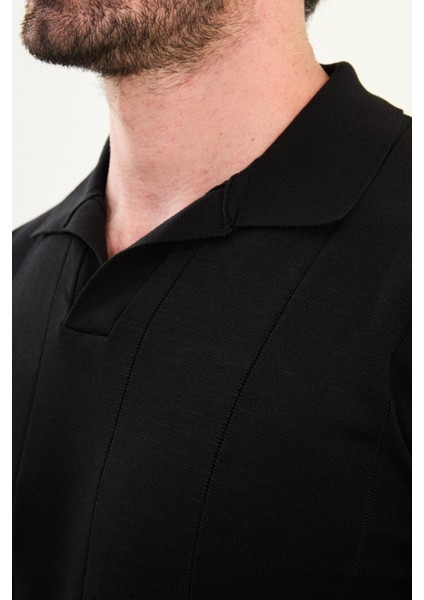 Çizgili Slim Fit Apaç Yaka Erkek Kazak fiyatları