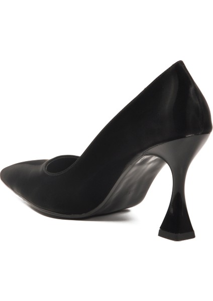 Siyah Ince Uzun Kadın Topuklu Abiye Ayakkabı 665127 Z fırsatları