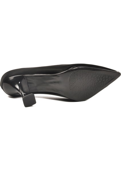 Siyah Ince Uzun Kadın Topuklu Abiye Ayakkabı 665127 Z indirimleri
