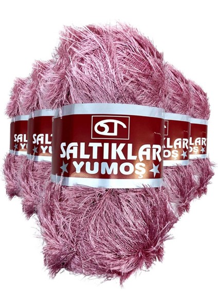 5 Adet Yumoş Sakallı El Örgü Ipi Yünü 28