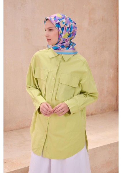 Tivil Saf Ipek Eşarp 4106 - 32 Mavi Karışık Desen fiyatları