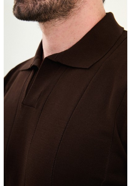 Çizgili Slim Fit Apaç Yaka Erkek Kazak fiyatları