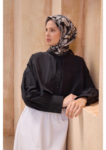 Tivil Saf Ipek Eşarp 4114 - 01 Siyah Karışık Desen fiyatları