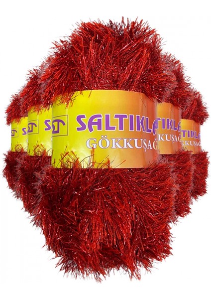 5 Adet Gökkuşağı El Örgü Ipi Yünü 04