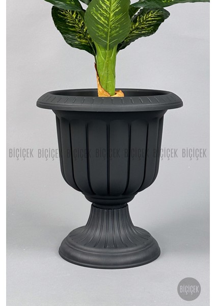 Yapay Ağaç Difenbahya Bambu Gövdeli 200CM Büyük Boy Antrasit Renk Nergis Saksıda fiyatları