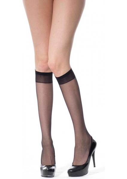 24 Adet Ince Dizaltı Çorap 20 Denye 500 Siyah modelleri