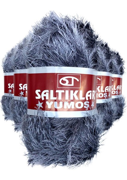 5 Adet Yumoş Sakallı El Örgü Ipi Yünü 36