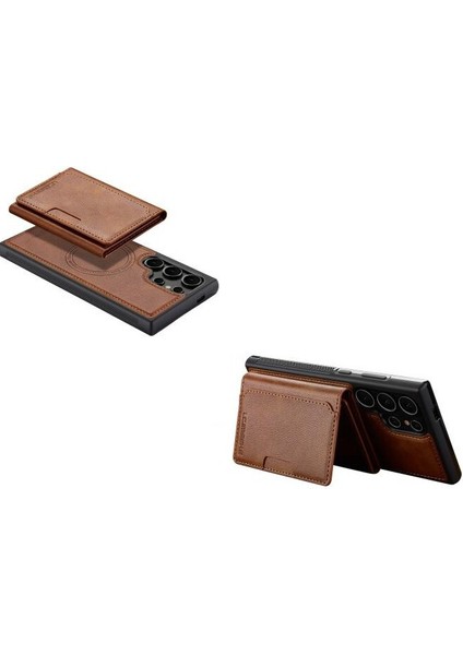 Samsung Galaxy S24 Plus Kılıf Pollux L2 Serisi Mıknatıslı Kartlıklı 2-1 Kapak fiyatları