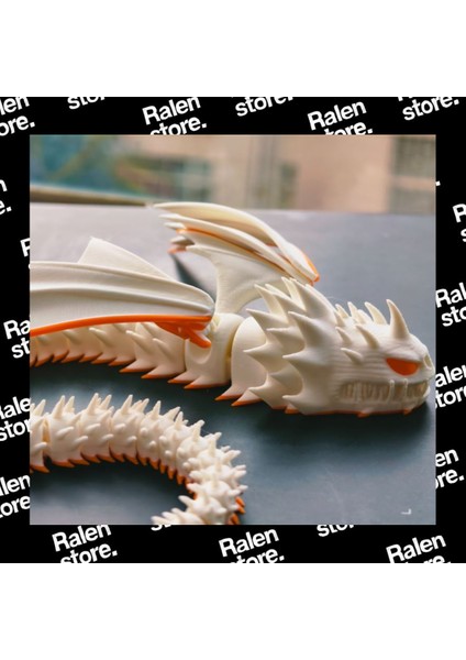 Ejderhanı Nasıl Eğitirsin Deathgripper Figür | 20CM | Beyaz ( Yüksek Kalite 3D Baskı Pla ) modelleri