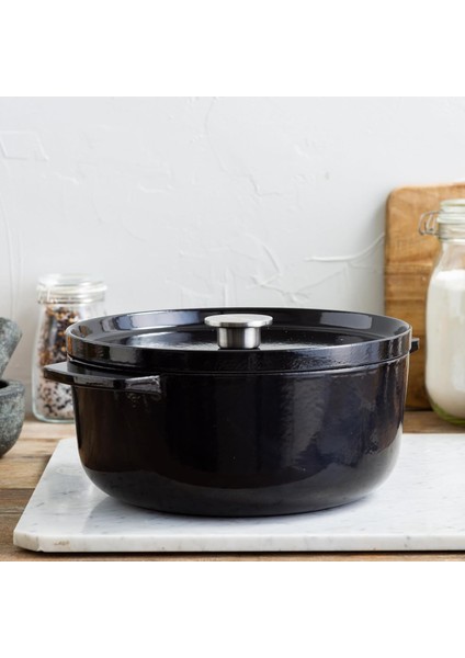 Cast Iron 26 Cm/5,2 L Kapaklı Tencere, Kaliteli, Sağlam ve Uzun Ömürlü, Kızartma, Kızartm fiyatları