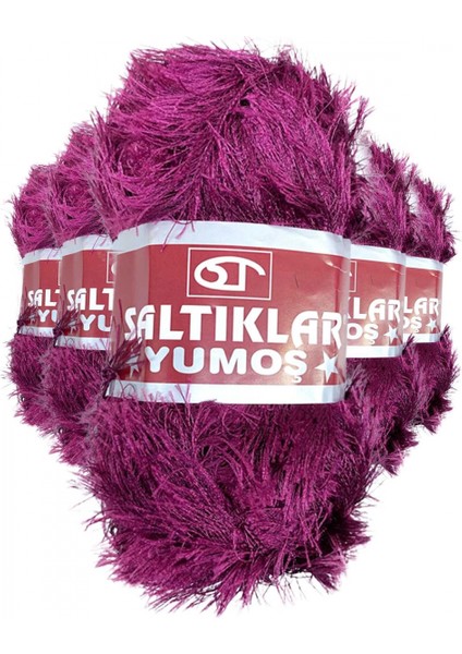 5 Adet Yumoş Sakallı El Örgü Ipi Yünü 86