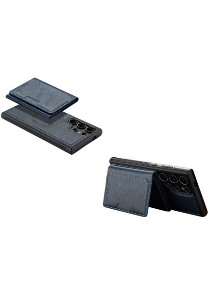 Samsung Galaxy S23 Ultra Kılıf Pollux L2 Serisi Mıknatıslı Kartlıklı 2-1 Kapak fiyatları