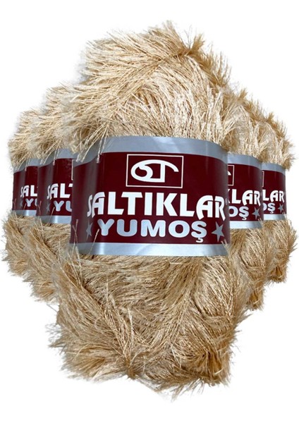 5 Adet Yumoş Sakallı El Örgü Ipi Yünü 100