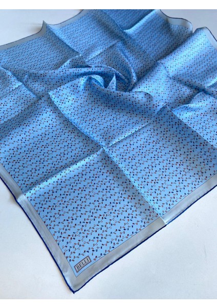 Tivil Saf Ipek Eşarp 4128 - 54 Mavi Karışık Desen fiyatları