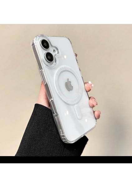iPhone 17 ile Uyumlu MagSafe Kablosuz Şarj Destekli Manyetik Darbeye Dayanıklı Şeffaf Silikon Kılıf modelleri
