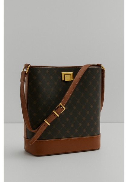 Logo Desenli Medium Omuz Çantası fiyatları