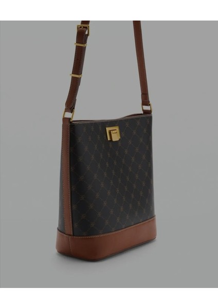 Logo Desenli Medium Omuz Çantası modelleri