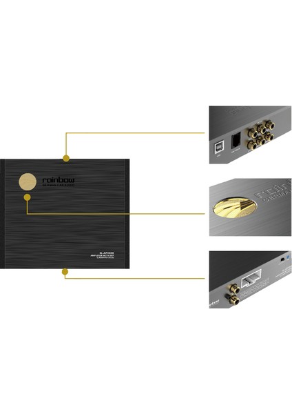El-Ap 300D 4 Kanal Dsp Amfi (280 Watt) fiyatları