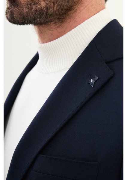 Düz Slim Fit Mono Yaka Torba Cepli Metal Düğmeli Erkek Ceket fiyatları