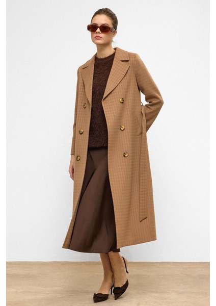 Punto Detaylı Kruvaze Limited Edition Uzun Kaban K. Kamel 3055-L fırsatları