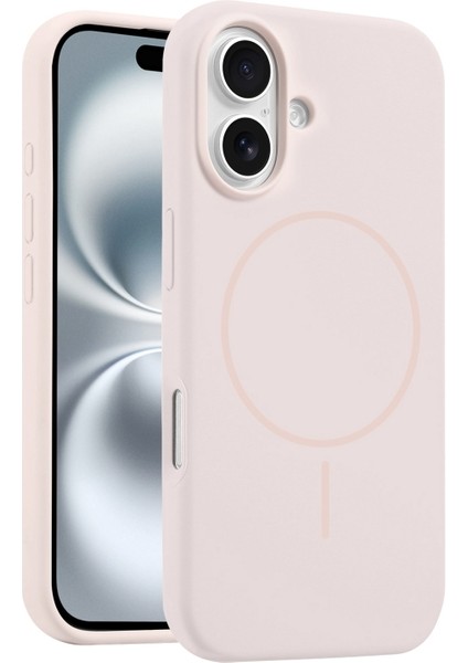 iPhone 16 Plus Kılıf Rio Manyetik Şarj Özellikli Lansman Kapak